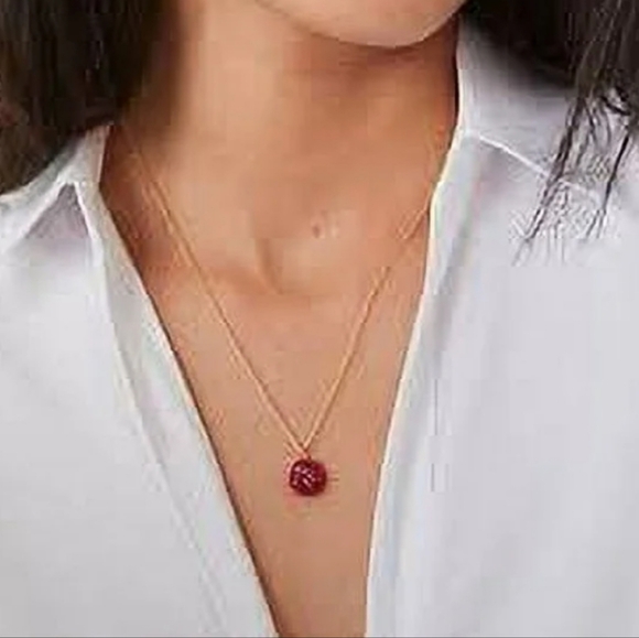 Kate Spade Brilliant Statements Crystal Pendant Necklace With Dust Bag - Picture 2 of 9